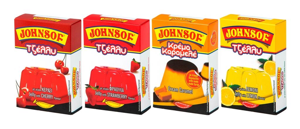 Johnsof range of Jelly