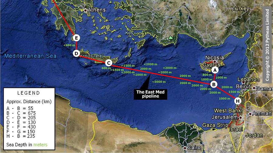 East Med pipeline