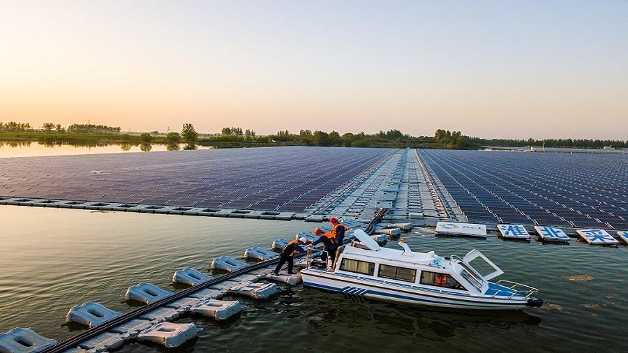 Floating Solar Power Station In Huaibei