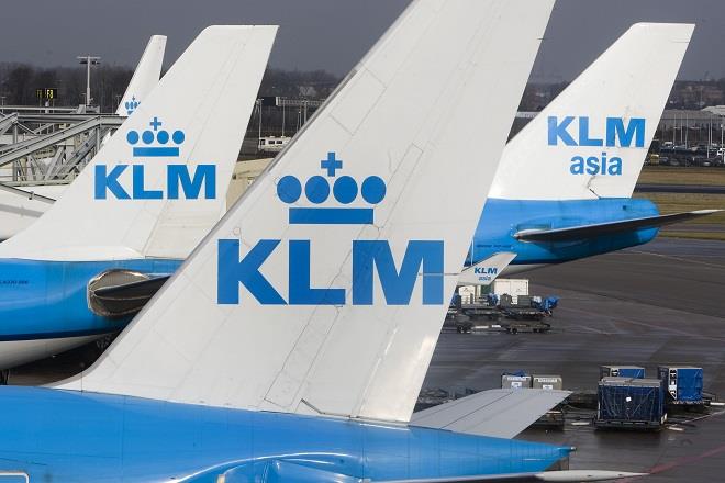 SCHIPHOL - KLM vliegtuigen op luchthaven Schiphol. ANP PHOTO XTRA KOEN SUYK
