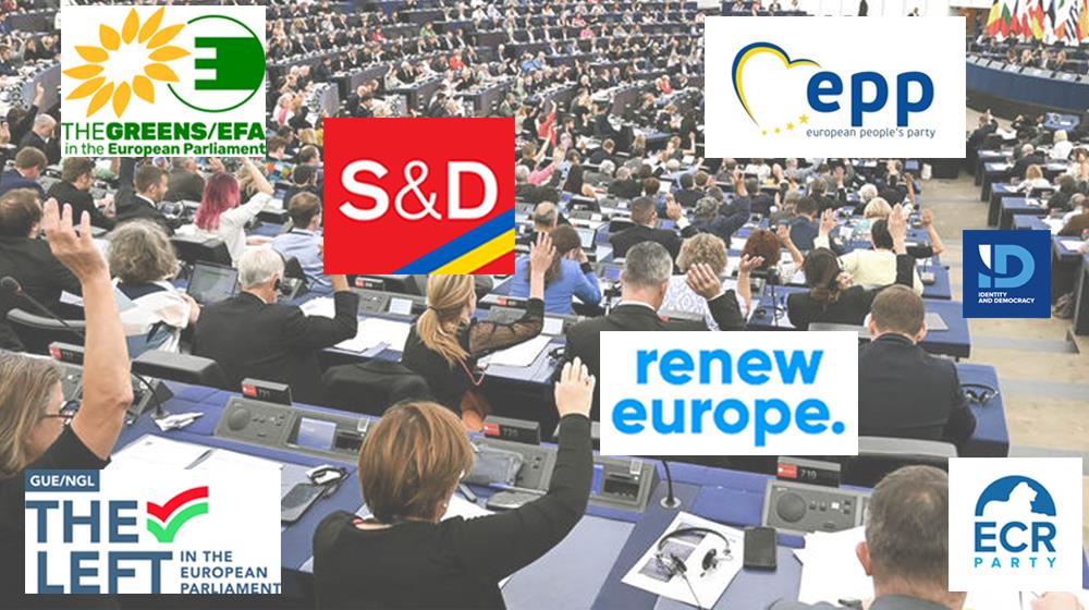 EU PAR 1000X560 POLITICAL GROUPS