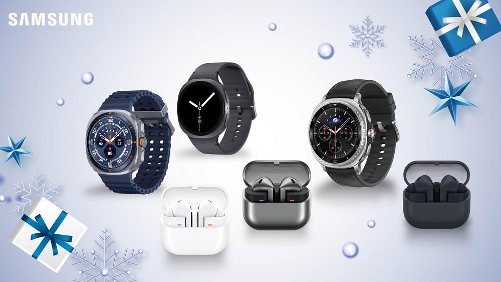 &Epsilon;&omicron;&rho;&tau;&alpha;&sigma;&tau;&iota;&kappa;ή holiday &pi;&rho;&omicron;&sigma;&phi;&omicron;&rho;ά &gamma;&iota;&alpha; Samsung Galaxy Watch 8 Series &kappa;&alpha;&iota; Galaxy Buds &alpha;&pi;ό &tau;&eta;&nu; MT Technoline