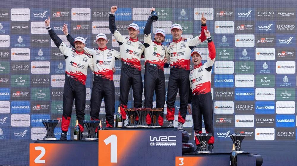 &Sigma;&alpha;&rho;&omega;&tau;&iota;&kappa;ή &eta; &omicron;&mu;ά&delta;&alpha; &tau;&eta;&sigmaf; Toyota Gazoo Racing &sigma;&tau;&omicron; &Rho;ά&lambda;&iota; &tau;&omicron;&upsilon; &Mu;ό&nu;&tau;&epsilon; &Kappa;ά&rho;&lambda;&omicron;