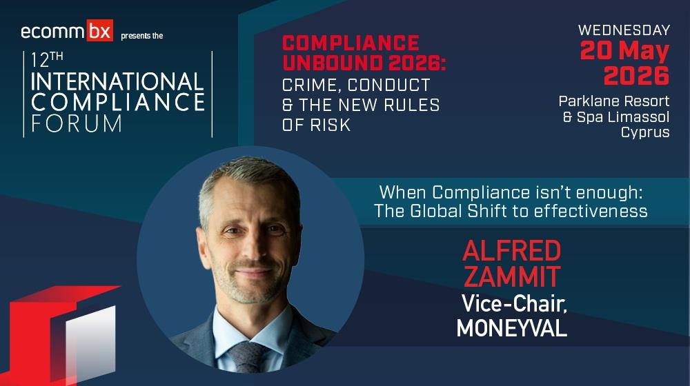 O &Alpha;&nu;&tau;&iota;&pi;&rho;ό&epsilon;&delta;&rho;&omicron;&sigmaf; &tau;&eta;&sigmaf; Moneyval &sigma;&tau;&omicron; 12&omicron; International Compliance Forum
