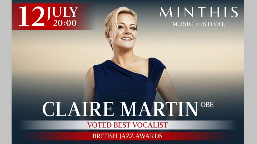 &Eta; &theta;&rho;&upsilon;&lambda;&iota;&kappa;ή &phi;&omega;&nu;ή &tau;&eta;&sigmaf; &tau;&zeta;&alpha;&zeta; Claire Martin &kappa;&lambda;&epsilon;ί&nu;&epsilon;&iota; &tau;&omicron; Minthis Music Festival 2026
