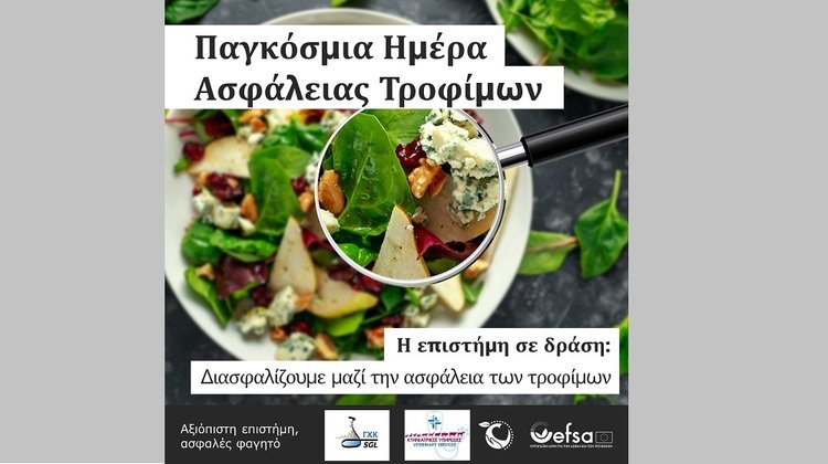 Παγκόσμια Ημέρα Ασφάλειας Τροφίμων-Η επιστήμη σε δράση