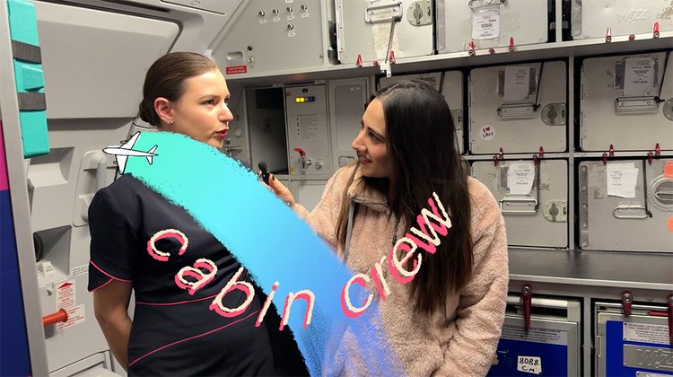 Μια ημέρα με το πλήρωμα καμπίνας της Wizz Air (vid)