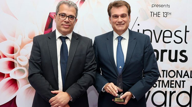 Σκλαβενίτης: Βραβεύθηκε στα 13α Invest Cyprus International Investment Awards