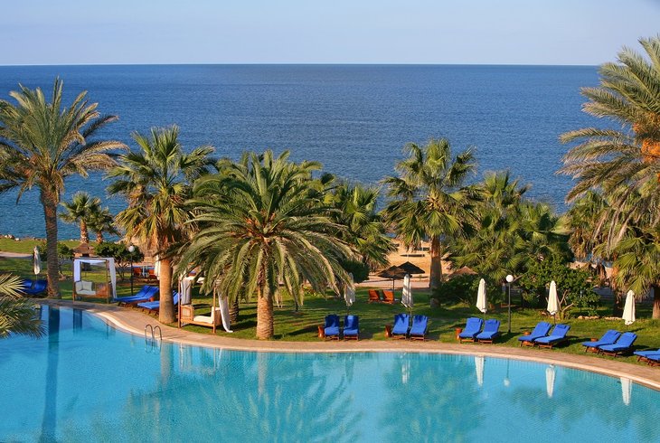 Azia Resort & Spa pool area