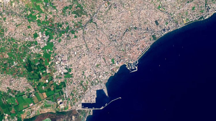 CopernicusEU: Η Λεμεσός αποτυπώνεται σε δορυφορική εικόνα