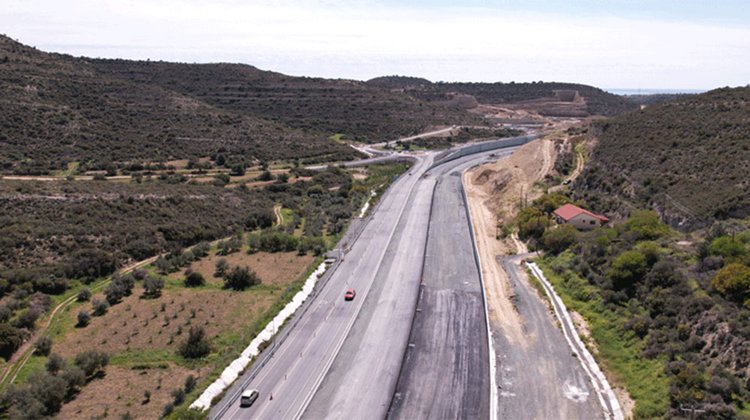 Στην κυκλοφορία παραδόθηκε τμήμα του αυτοκινητόδρομου Λεμεσού-Σαΐττά