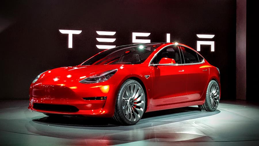 tesla e-car
