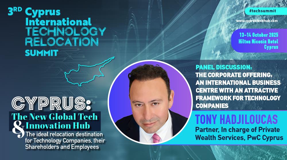 5287160954189335 3rd Cyprus International Technology Relocation Summit - Tony Hadjiloucas NEW