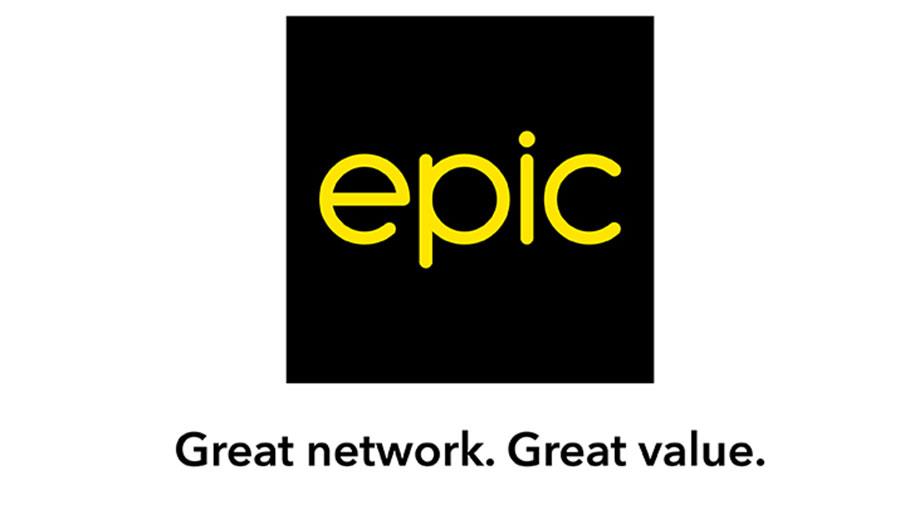 Epic logo slogan colour web 500x500