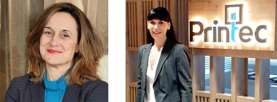 Aριστερά η κα Γεωργία Μπότσικα, Cluster General Manager Greece & Cyprus και δεξιά η κα Μαρία Λούπη, Country Manager Cyprus