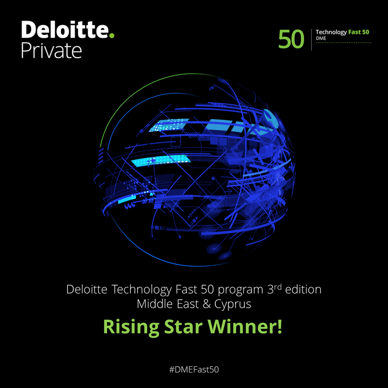 Deloitte Technology Fast50 3rd edition - Rising Star Winner
