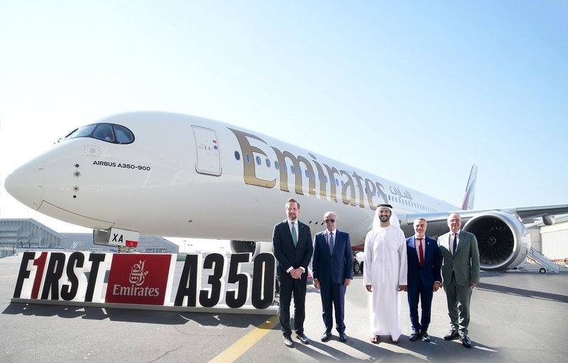 Emirates A350 unveiling