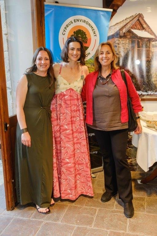 1 CEF Stephanie Polycarpou Sofia Matsi Antonia Theodosiou (from left)