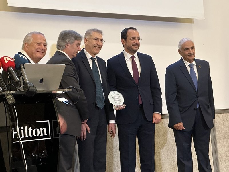 Hilton ceremony - Dr Christos Christou
