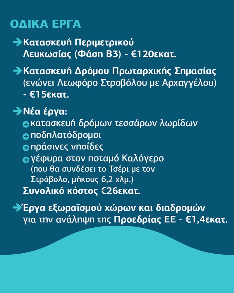 ΛΕΥΚΩΣΙΑ-ΟΔΙΚΑ-ΕΡΓΑ