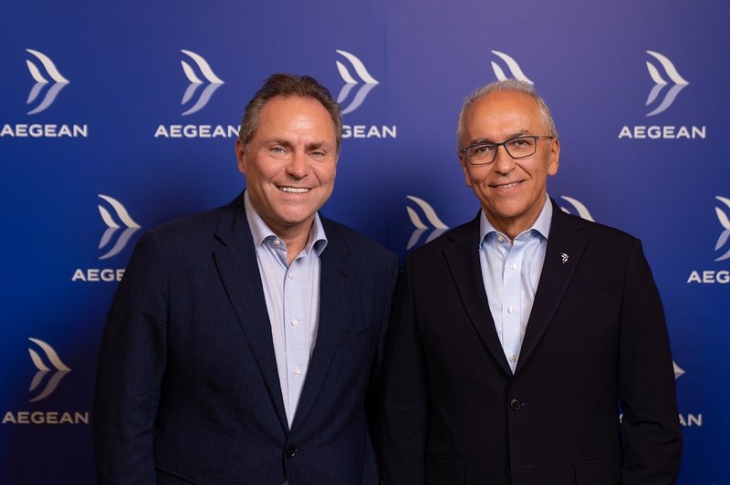 Chairman AEGEAN Mr. Eftychios Vassilakis CEO AEGEAN Mr. Dimitris Gerogiannis